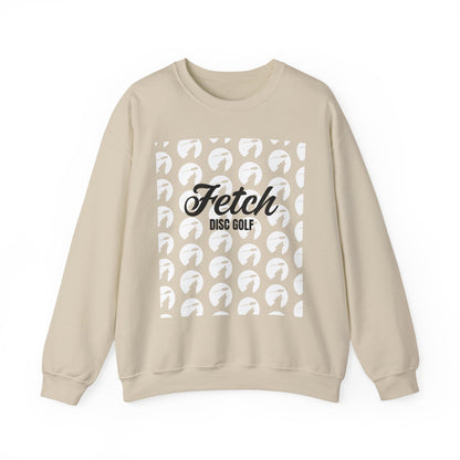Disc Golf Sweatshirt - "Fetch Disc Golf" Crewneck (Born to Throw, Forced to Fetch)