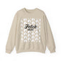 Disc Golf Sweatshirt - "Fetch Disc Golf" Crewneck (Born to Throw, Forced to Fetch)