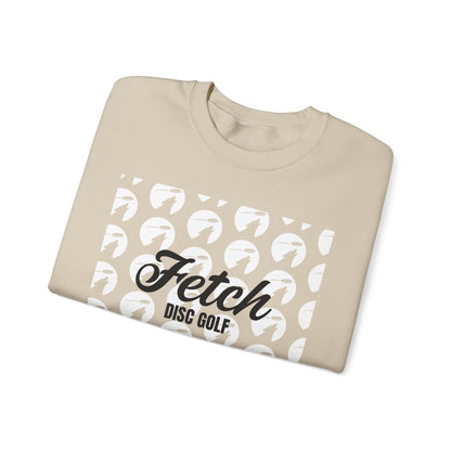 Disc Golf Sweatshirt - "Fetch Disc Golf" Crewneck (Born to Throw, Forced to Fetch)